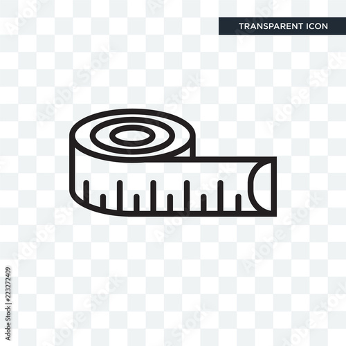 Meter vector icon isolated on transparent background, Meter logo design