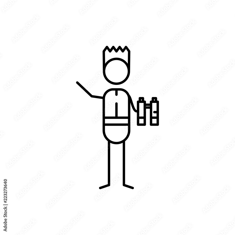 journey icon. Element of human hobbies icon for mobile concept and web apps. Thin line journey icon can be used for web and mobile journey icon. Element of human hobbies icon for mobile concept and web apps. Thin line journey icon can be used for web and mobile