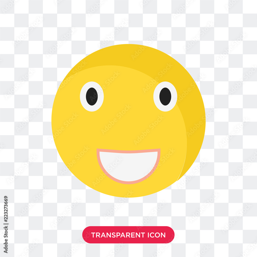 Laughing smile vector icon isolated on transparent background, Laughing smile logo design Laughing smile vector icon isolated on transparent background, Laughing smile logo design