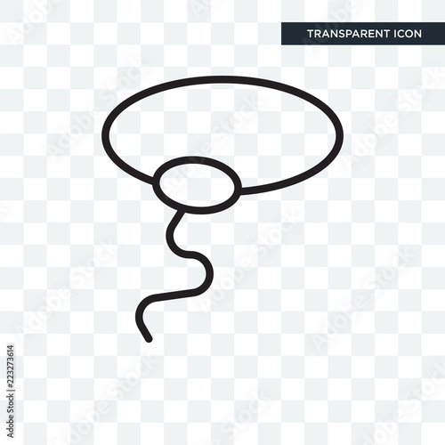 Lasso vector icon isolated on transparent background, Lasso logo design