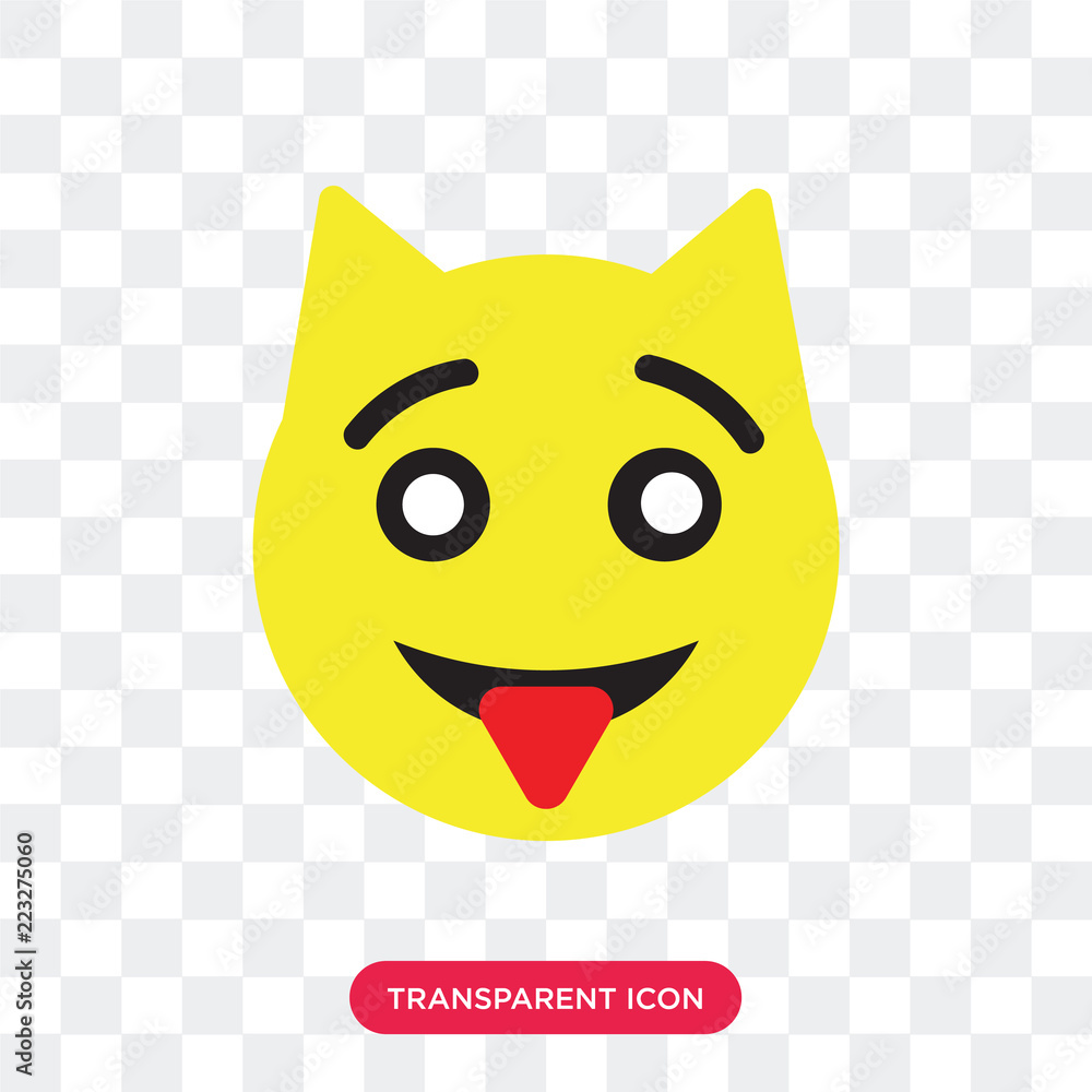 Crazy vector icon isolated on transparent background, Crazy logo design
