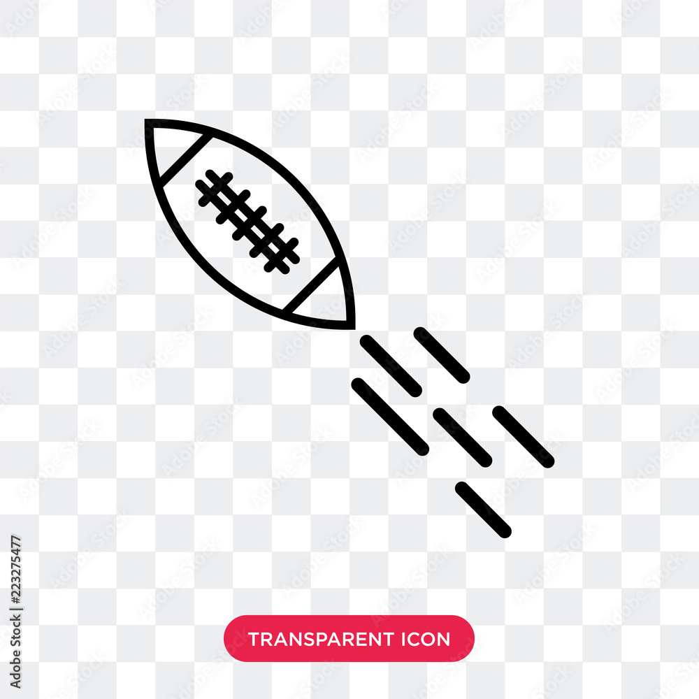 Ball On Flight vector icon isolated on transparent background, Ball On Flight logo design Ball On Flight vector icon isolated on transparent background, Ball On Flight logo design