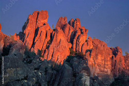 Pinnacles National Park early in the evening