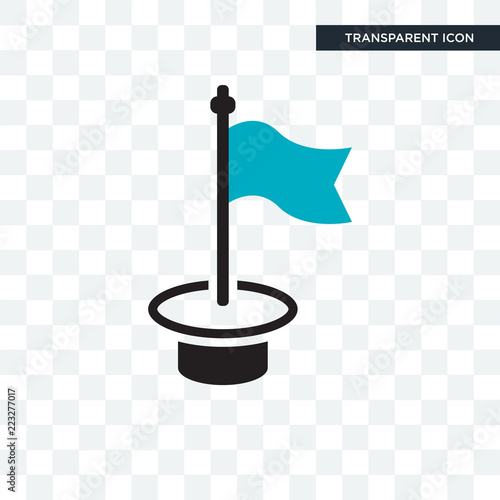 Milestone vector icon isolated on transparent background, Milestone logo design