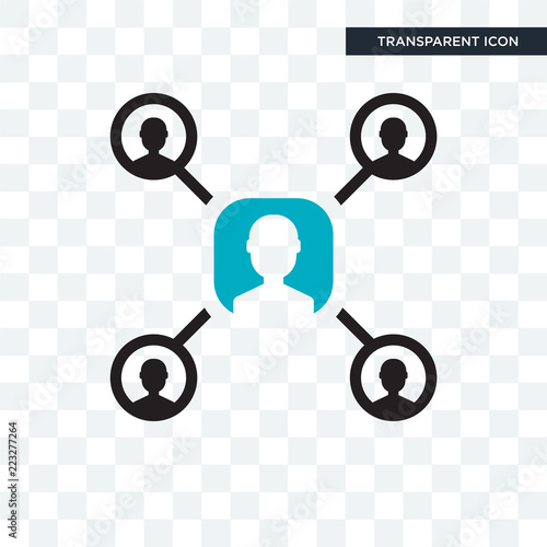 Affiliate marketing vector icon isolated on transparent background, Affiliate marketing logo design