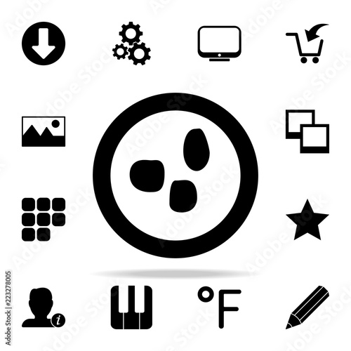 food on a plate icon. web icons universal set for web and mobile