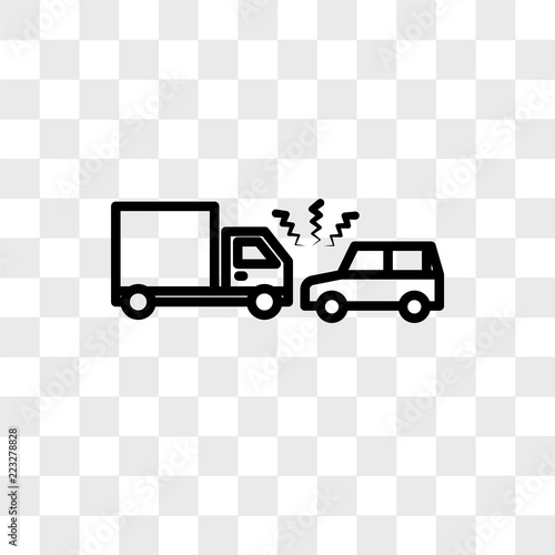Crash vector icon isolated on transparent background, Crash logo design