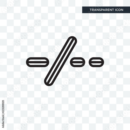Trim vector icon isolated on transparent background, Trim logo design