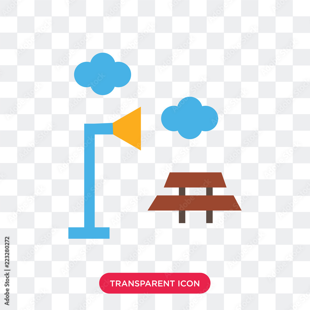 Park vector icon isolated on transparent background, Park logo design Park vector icon isolated on transparent background, Park logo design