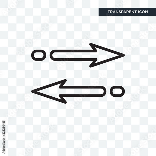 Reverse vector icon isolated on transparent background, Reverse logo design