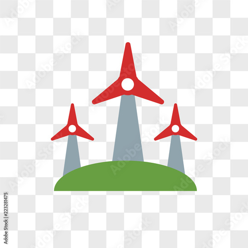 Eolic vector icon isolated on transparent background, Eolic logo design