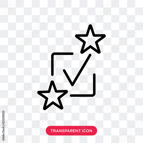 Review vector icon isolated on transparent background, Review logo design
