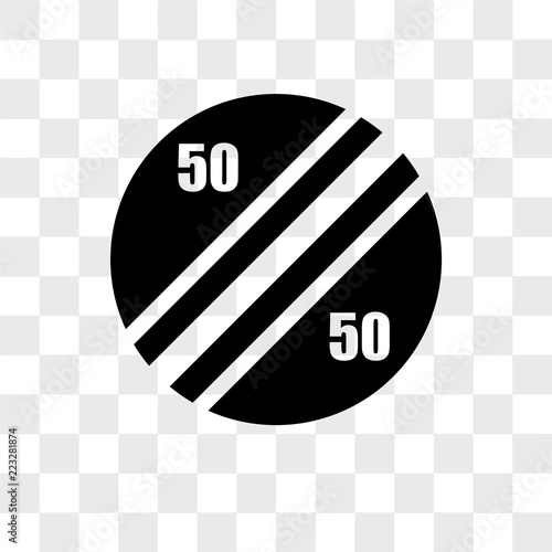 Ratio vector icon isolated on transparent background, Ratio logo design