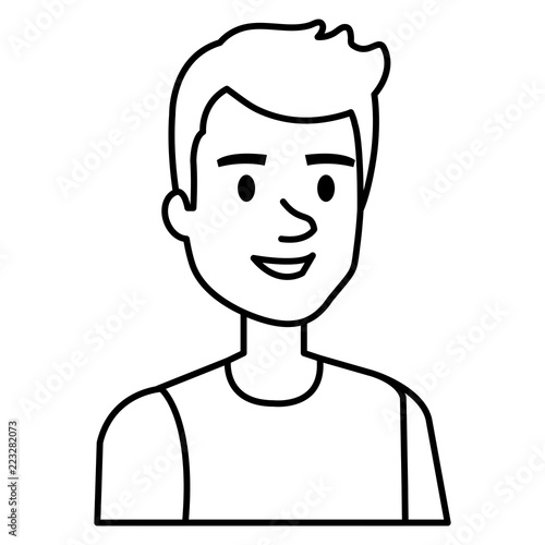 young man avatar character