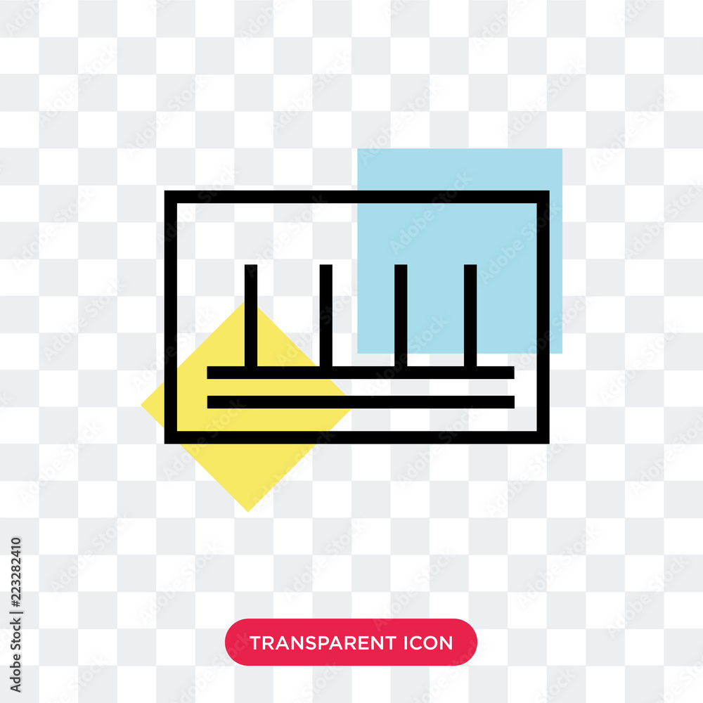 Barcode vector icon isolated on transparent background, Barcode logo ...