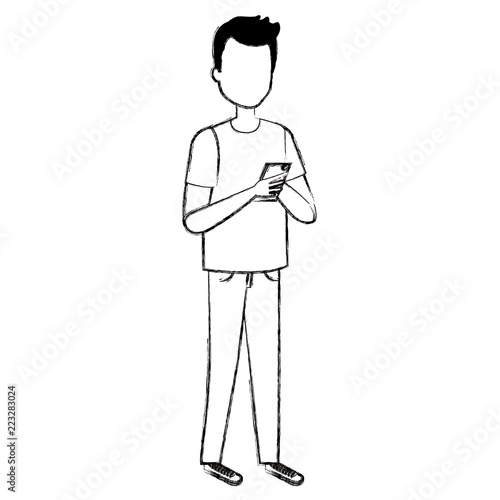 young man avatar character