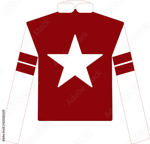 Jockey Silks in red