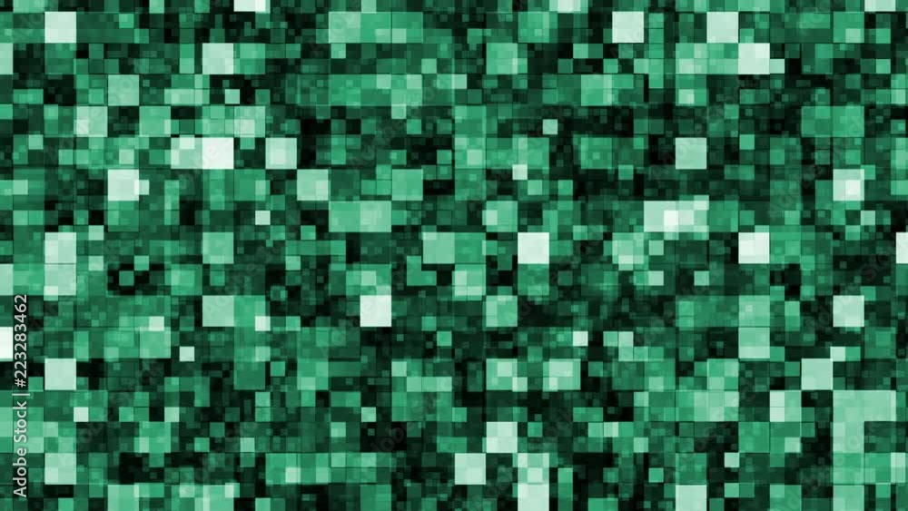 Turquoise Background with Blocks, the File is Looping (Computer Graphic) Turquoise Background with Blocks, the File is Looping (Computer Graphic)