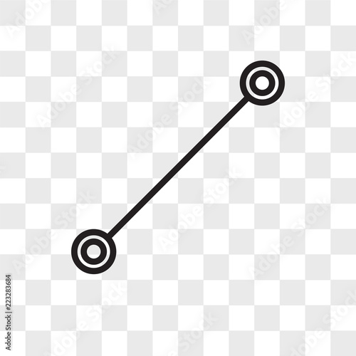 Segment vector icon isolated on transparent background, Segment logo design