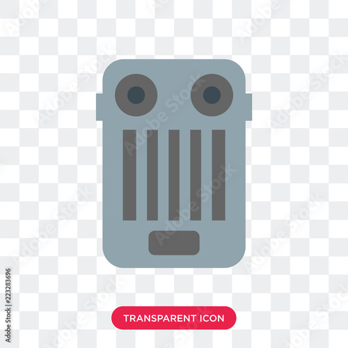 Guitar pedal vector icon isolated on transparent background, Guitar pedal logo design