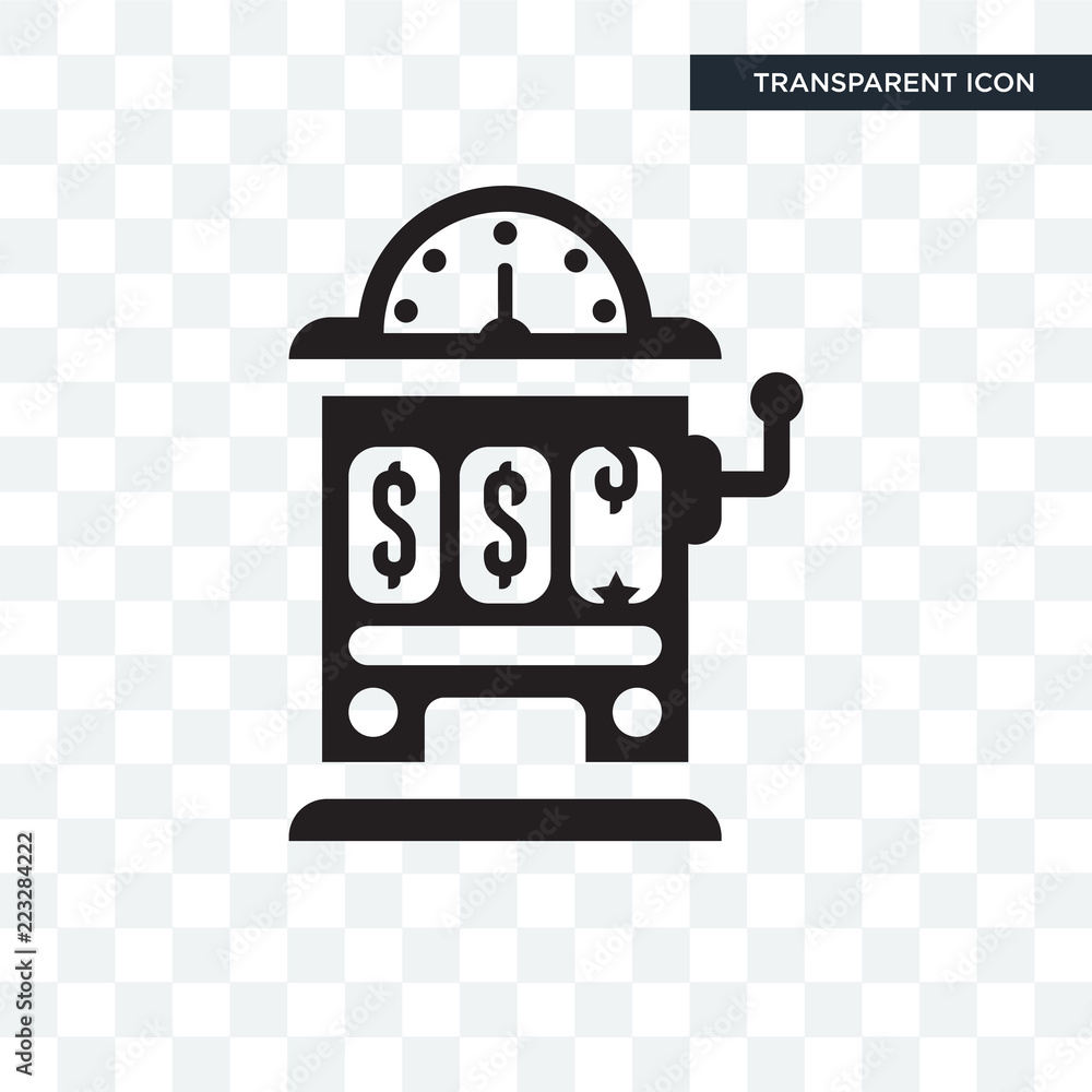 Casino vector icon isolated on transparent background, Casino logo design Casino vector icon isolated on transparent background, Casino logo design