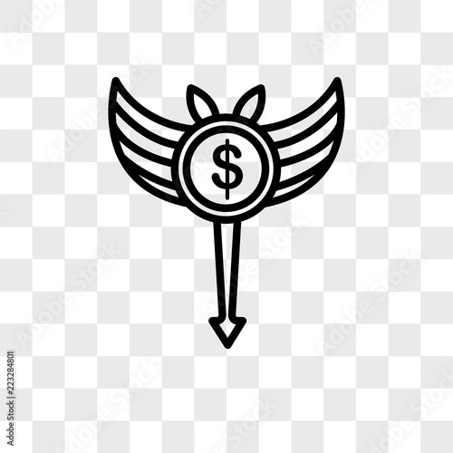 Corruption vector icon isolated on transparent background, Corruption logo design