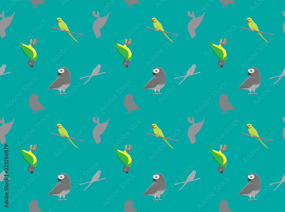 Obraz premium Parrot African Wallpaper