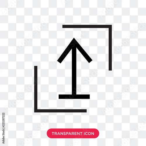Shift vector icon isolated on transparent background, Shift logo design