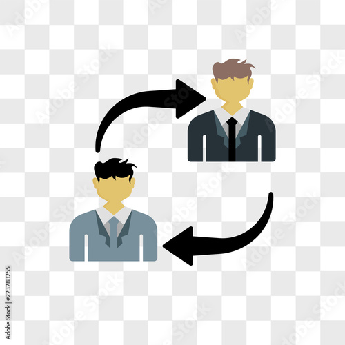 Debate vector icon isolated on transparent background, Debate logo design