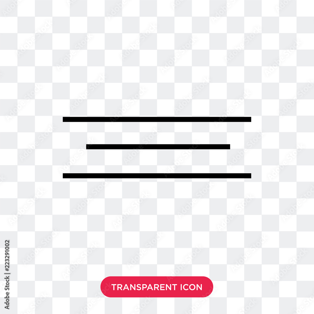 Obraz premium Menu vector icon isolated on transparent background, Menu logo design