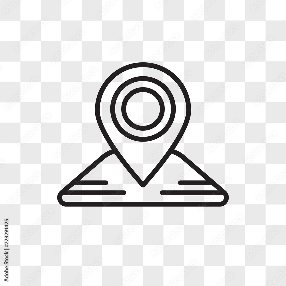 Map vector icon isolated on transparent background, Map logo design Map vector icon isolated on transparent background, Map logo design