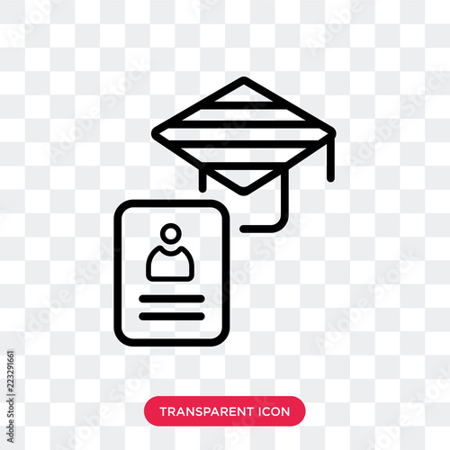 Curriculum vector icon isolated on transparent background, Curriculum logo design