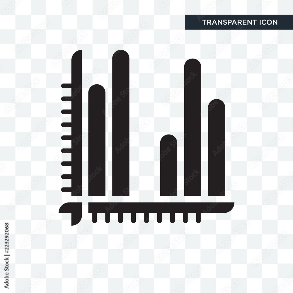Bar chart vector icon isolated on transparent background, Bar chart logo design Bar chart vector icon isolated on transparent background, Bar chart logo design
