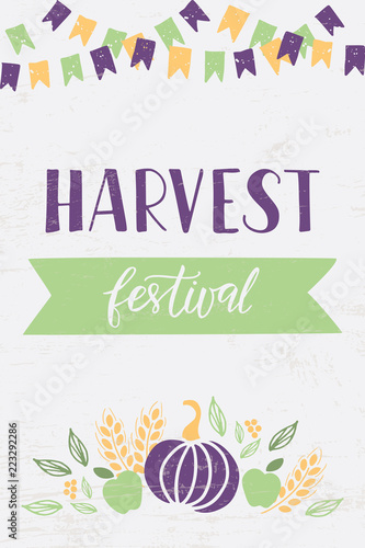 Harvest Festival lettering 