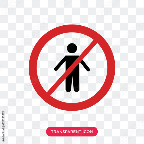 Pedestrian vector icon isolated on transparent background, Pedestrian logo design