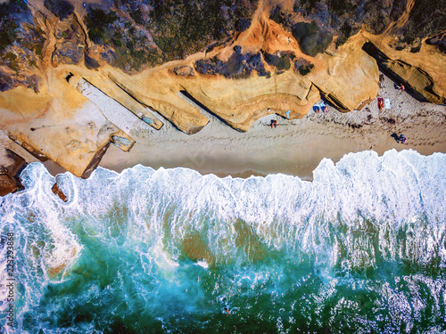 Konstfotografi Wipeout Beach, La Jolla, California