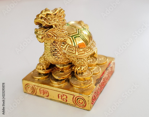 Chinese golden luck and whealth photo