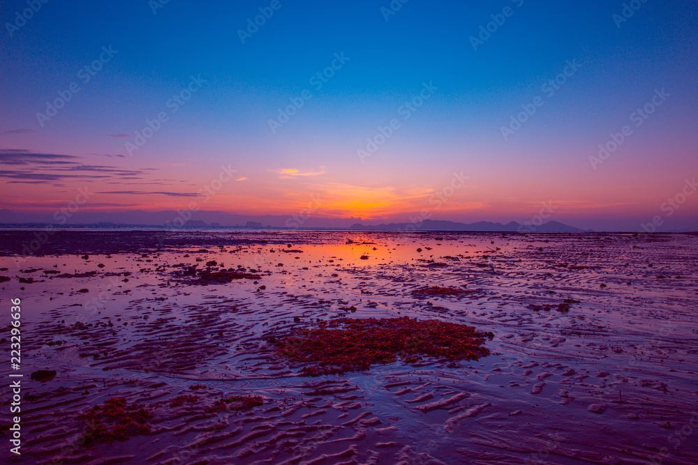 Sunset at Koh Yao Noi Beach, Thailand