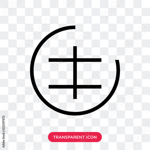 Command vector icon isolated on transparent background, Command logo design