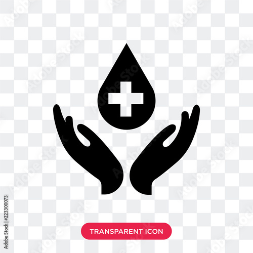 medical vector icon isolated on transparent background, medical logo design