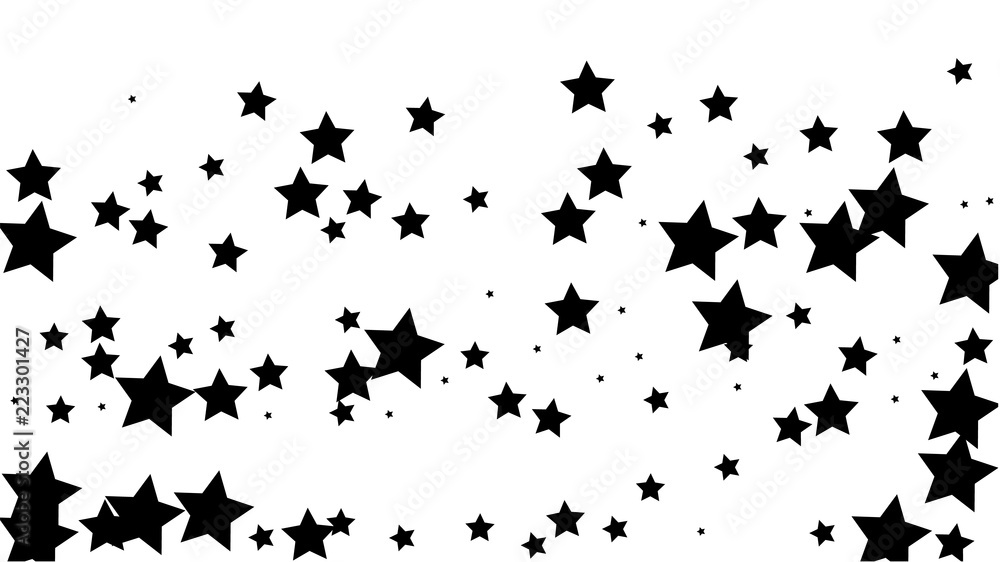 Abstract Background with Many Random Falling Golden Stars Confetti . Abstract Background with Many Random Falling Golden Stars Confetti .