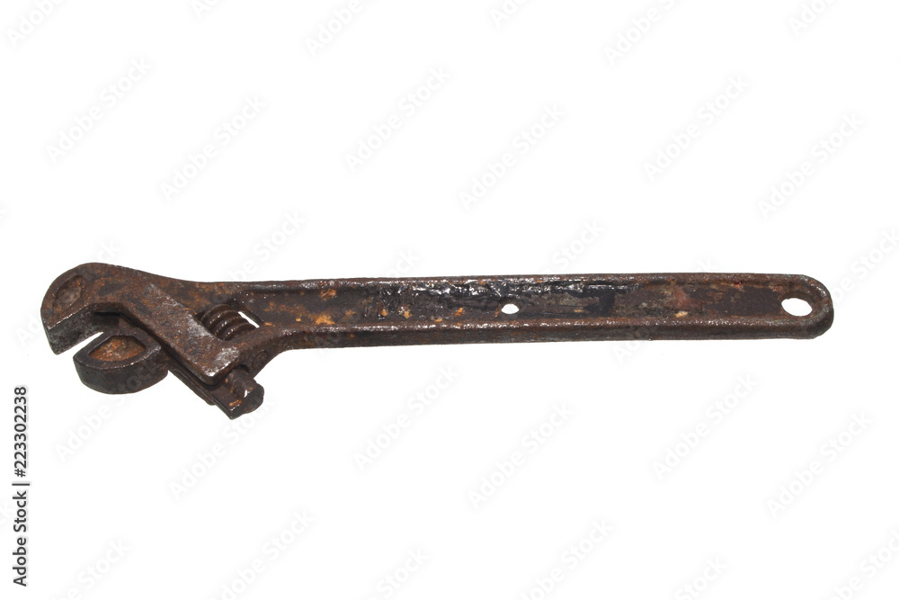 wrench isolated on white background wrench isolated on white background