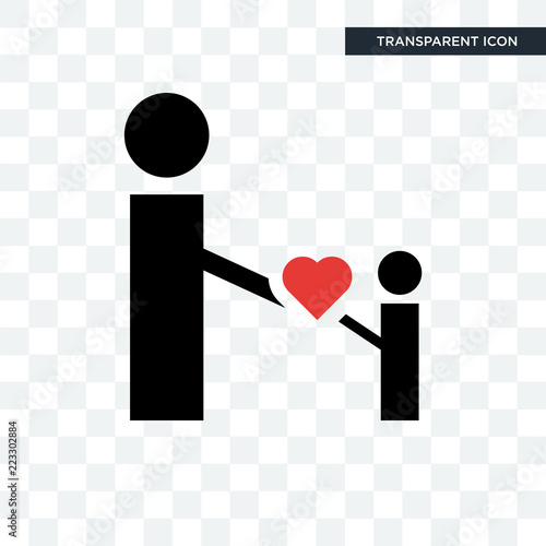 philanthropy vector icon isolated on transparent background, philanthropy logo design