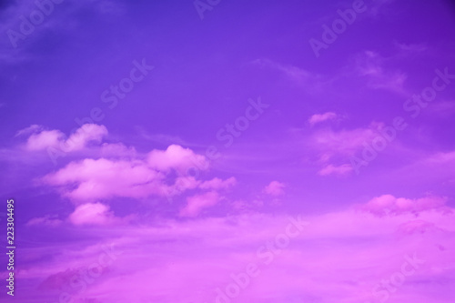 violet sky with clouds © vlntn