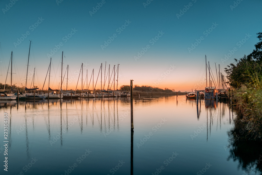 Sonnenaufgang über dem Ryck