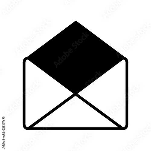 envelope mail isolated icon