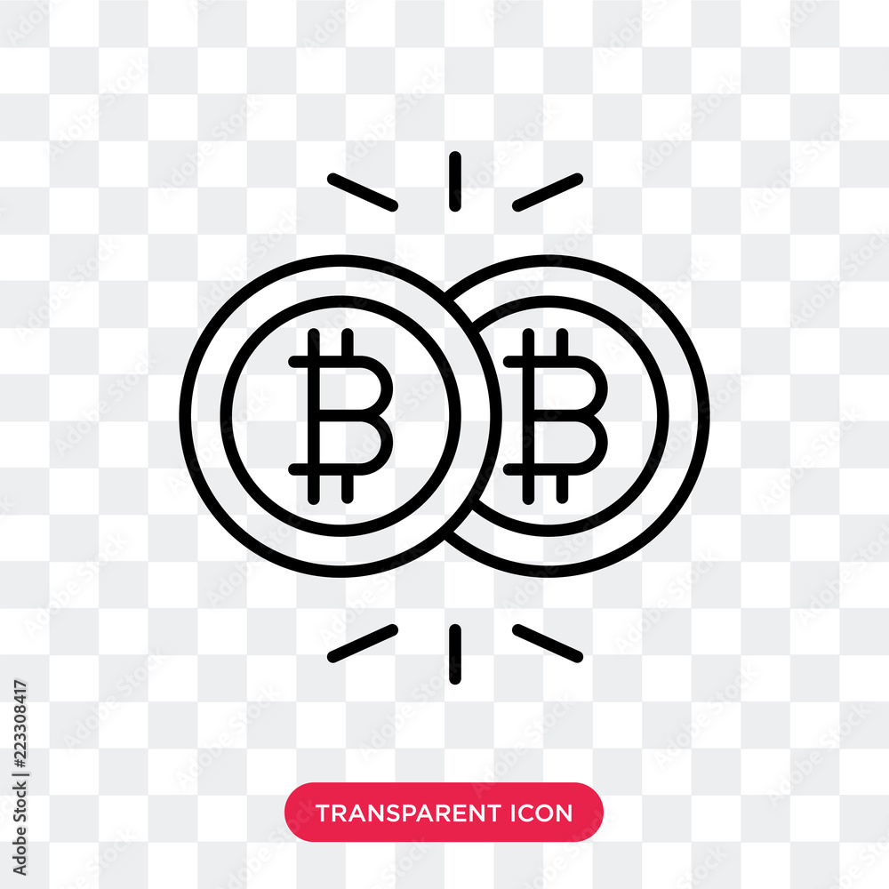 Bitcoin vector icon isolated on transparent background, Bitcoin logo design Bitcoin vector icon isolated on transparent background, Bitcoin logo design