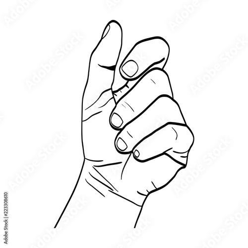 line hand oppose demonstration protest revolution