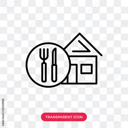 Take away vector icon isolated on transparent background, Take away logo design