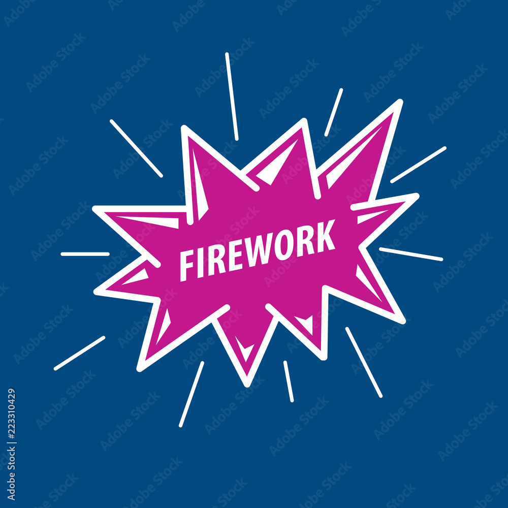 vector logo for fireworks vector logo for fireworks